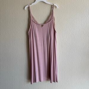 Soma Cool Nights Lace Trim Chamise Sleepwear Pajamas Pink L